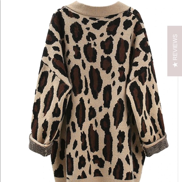 Goodnight Macaroon Aditi Leopard Cardigan - Picture 2 of 11